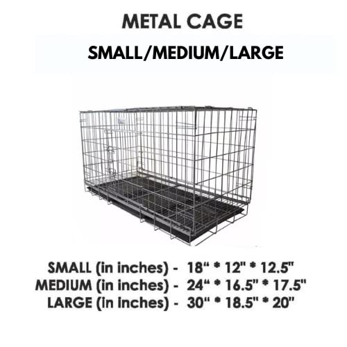 Black 30 - Inch Cage with Removable Tray for Dogs/Cats - Pablo Pet Paws | Purr - fect Paws Store