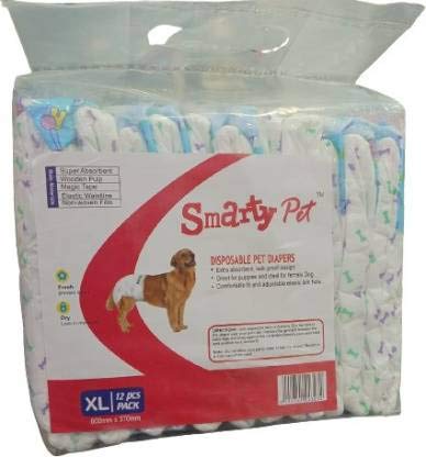 Leak-Proof Disposable Pet Diapers for Dogs with Absorbent Wraps (XL) - Pablo Pet Paws | Purr-fect Paws Store